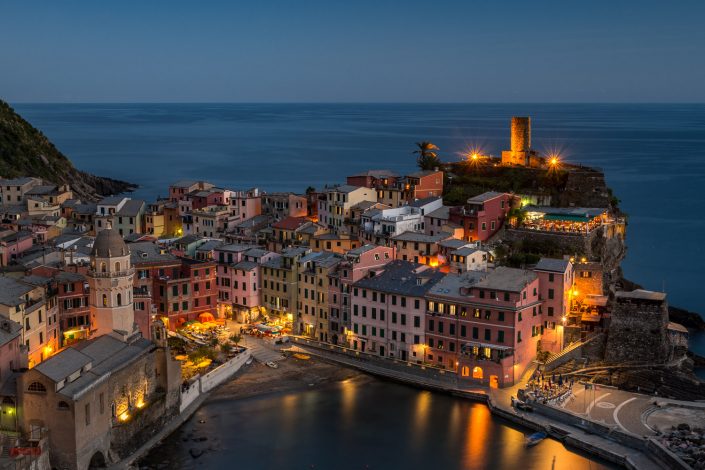 Vernazza bei Nacht, Cinque Terre