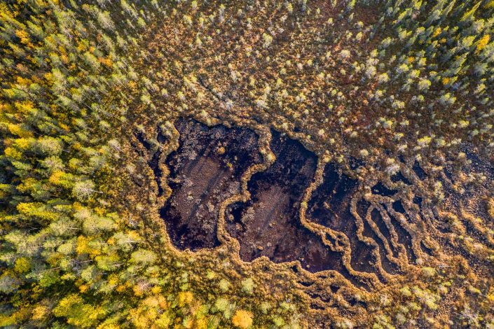 Muddus Nationalpark, Luftaufnahme, Schweden
