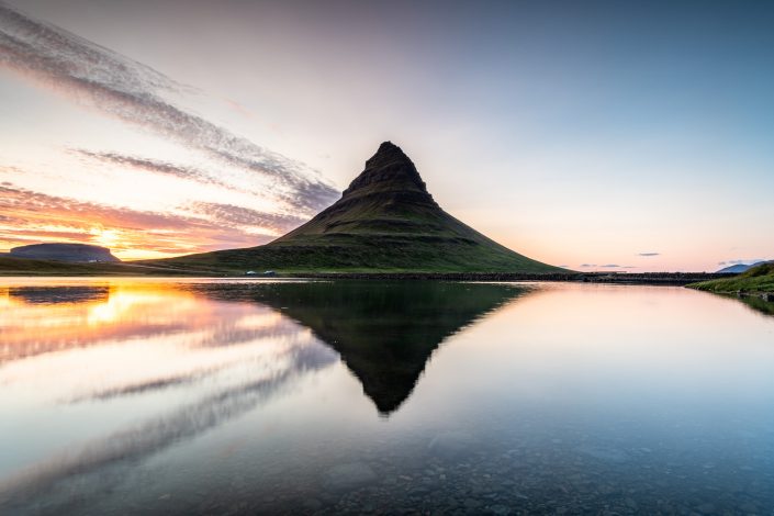 Berg Kirkjufell, Snaefellsnes, Island