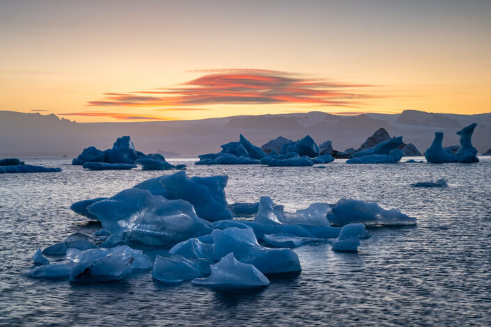 Eisberg in der Gletscherlagune Jökulsarlon