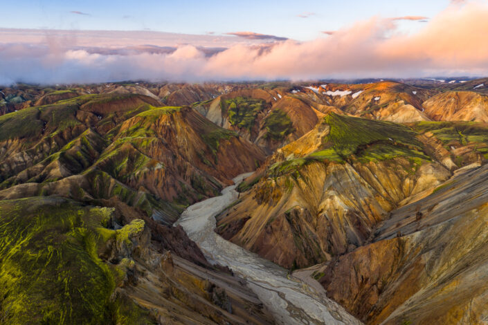 Rhyolith-Berge in Landmannalaugar