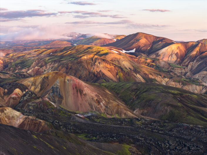 Rhyolith-Berge in Landmannalaugar