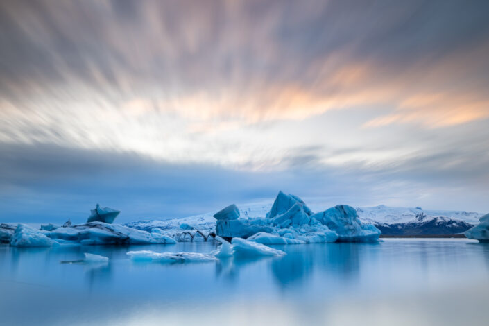 Eisberge in der Gletscherlagune Jökulsarlon