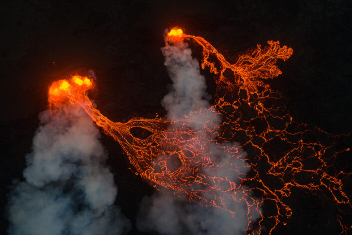 Lava Details bei Grindavik
