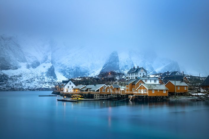 Hütten in Sakrisoy, Lofoten