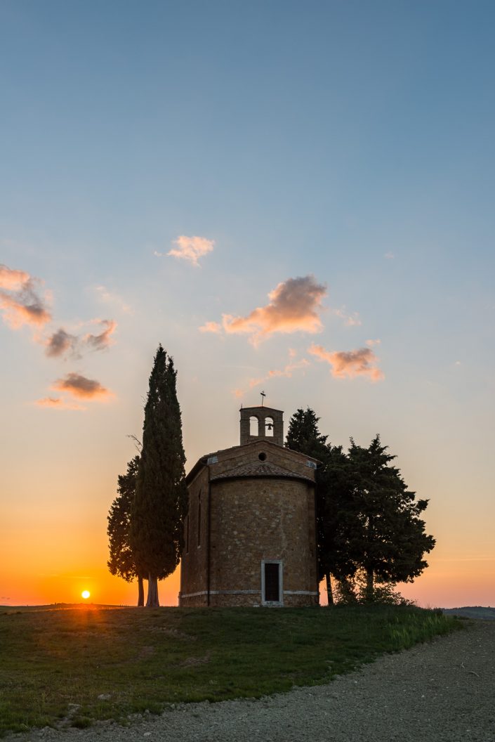 Cappella della Madonna di Vitaleta, Toskana, Italien