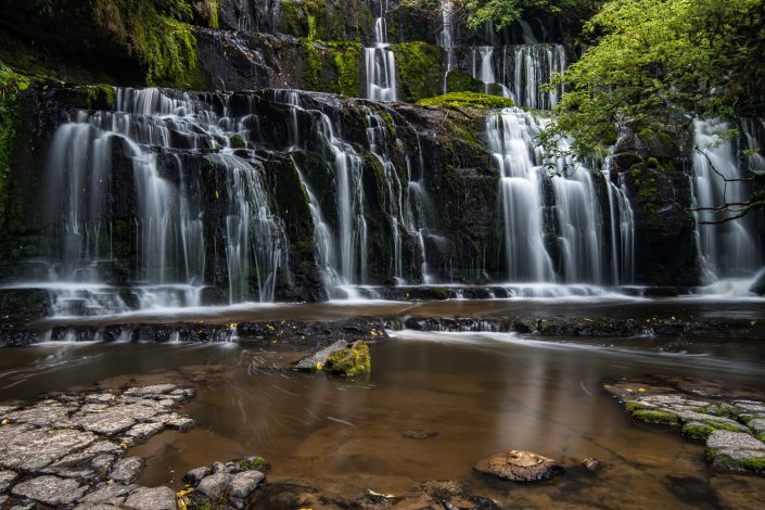 Purakaunui falls, Wasserfall in den Catlins