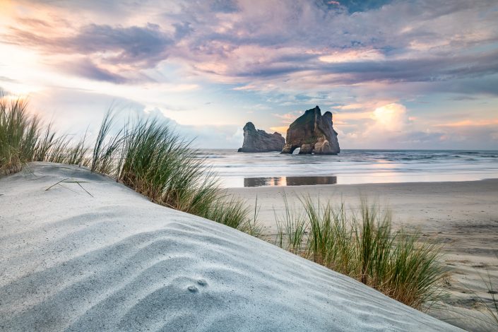 Wharariki Beach