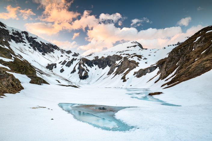 Eissee, Hohe Tauern, Österreich