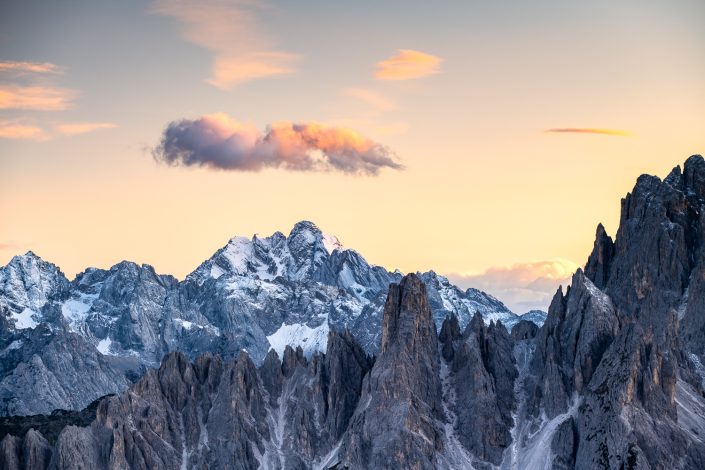 Berggipfel der Dolomiten, Alpen, Italien
