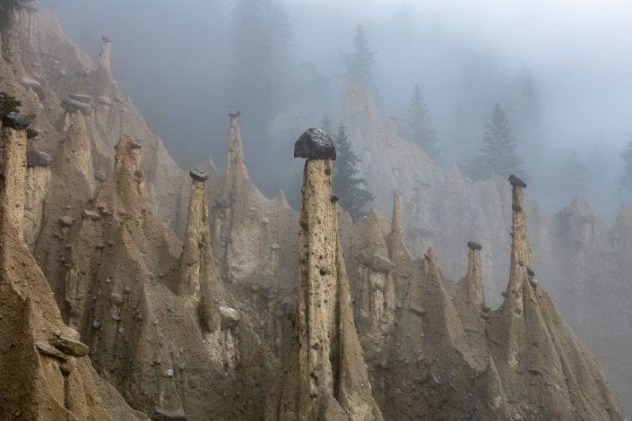 Erdpyramiden in Südtirol, Italien