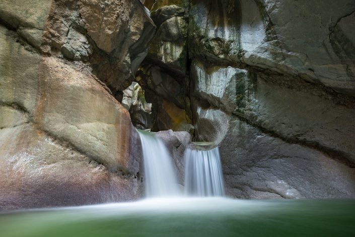 Kleiner Wasserfall in der Taugler Strubklamm, Taugl