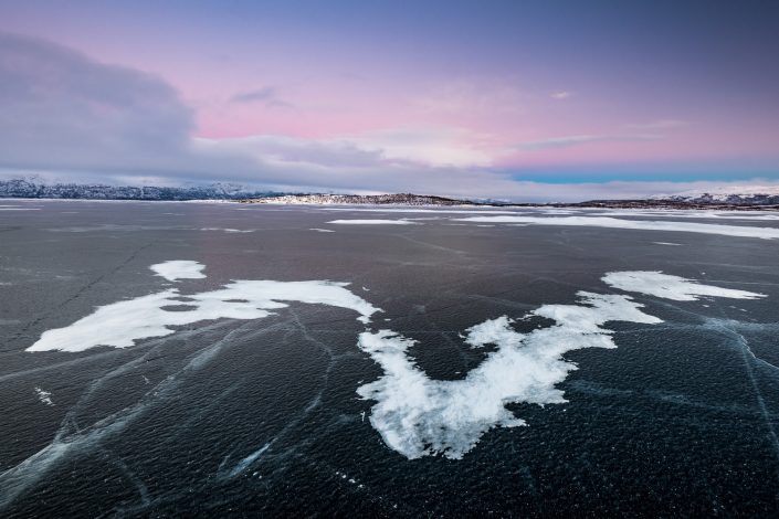 Eis am Torneträsk, Abisko, Lappland