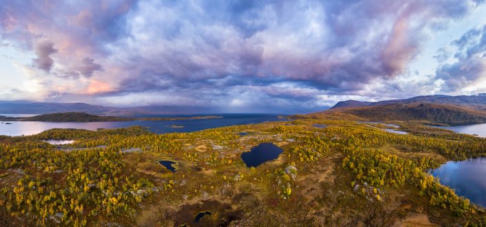 Lappland mit der Drohne