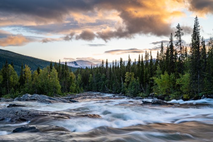Landschaft Lappland, Schweden