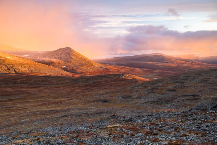 Landschaft im Sarek Nationalpark, Laponia