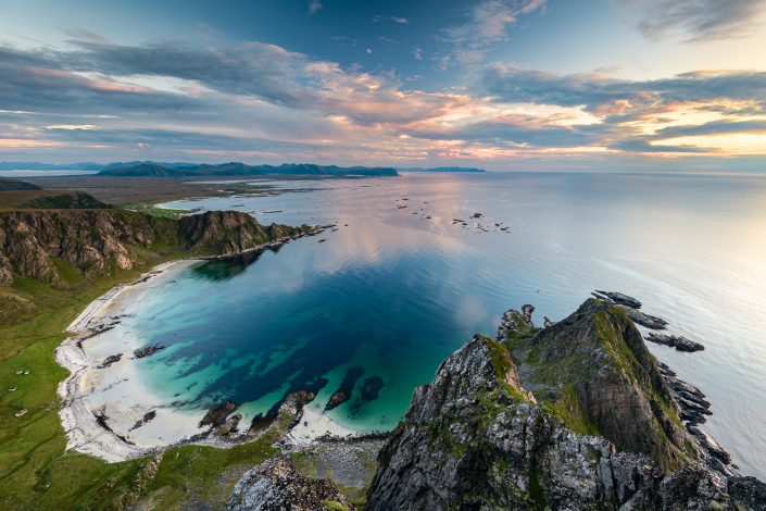 Ausblick vom Berg Måtinden, Veteranen, Norwegen