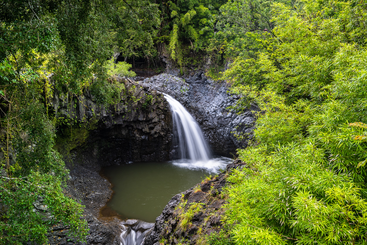 Wasserfall im Haleakala Nationalpark, Maui, Hawaii