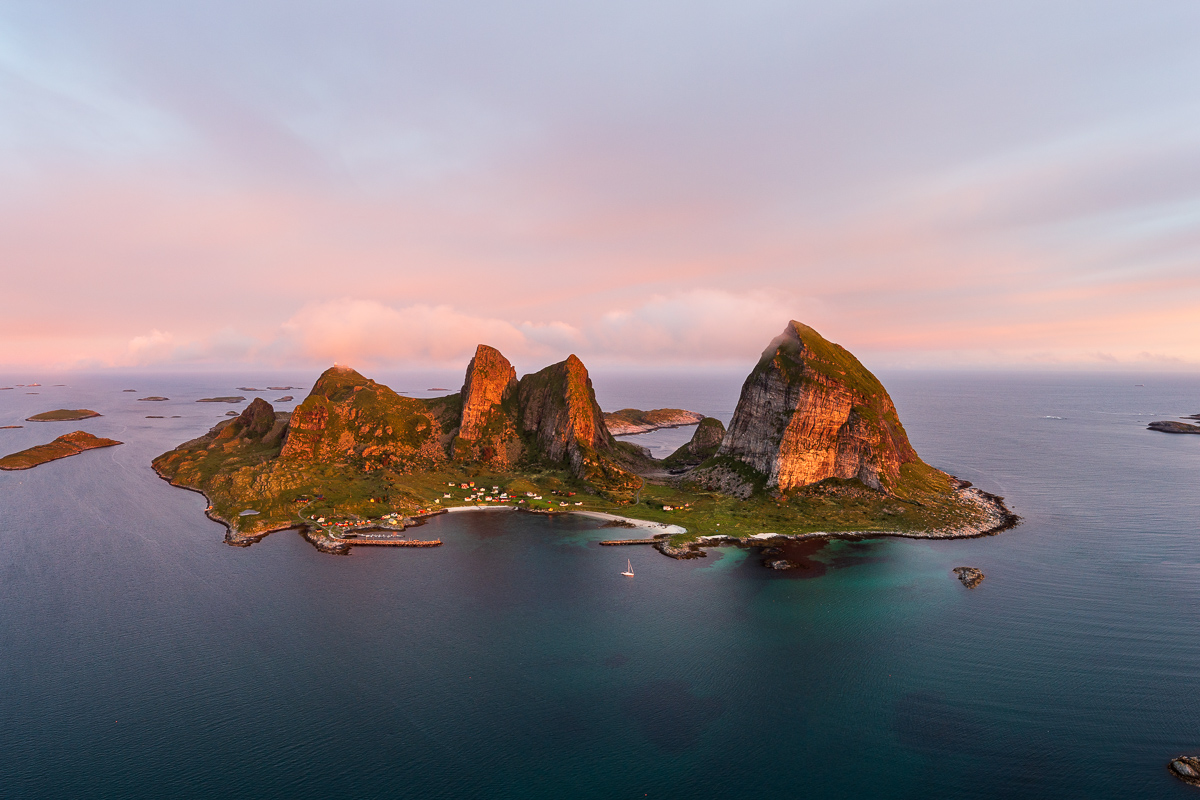 Insel Træna in Norwegen, Helgelandküste